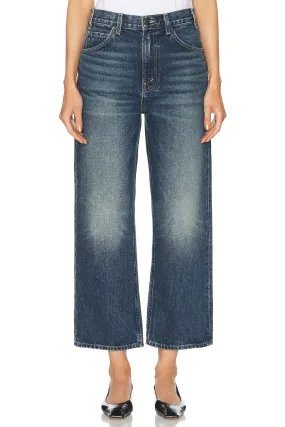 NILI LOTAN High Rise Straight Leg Jeans