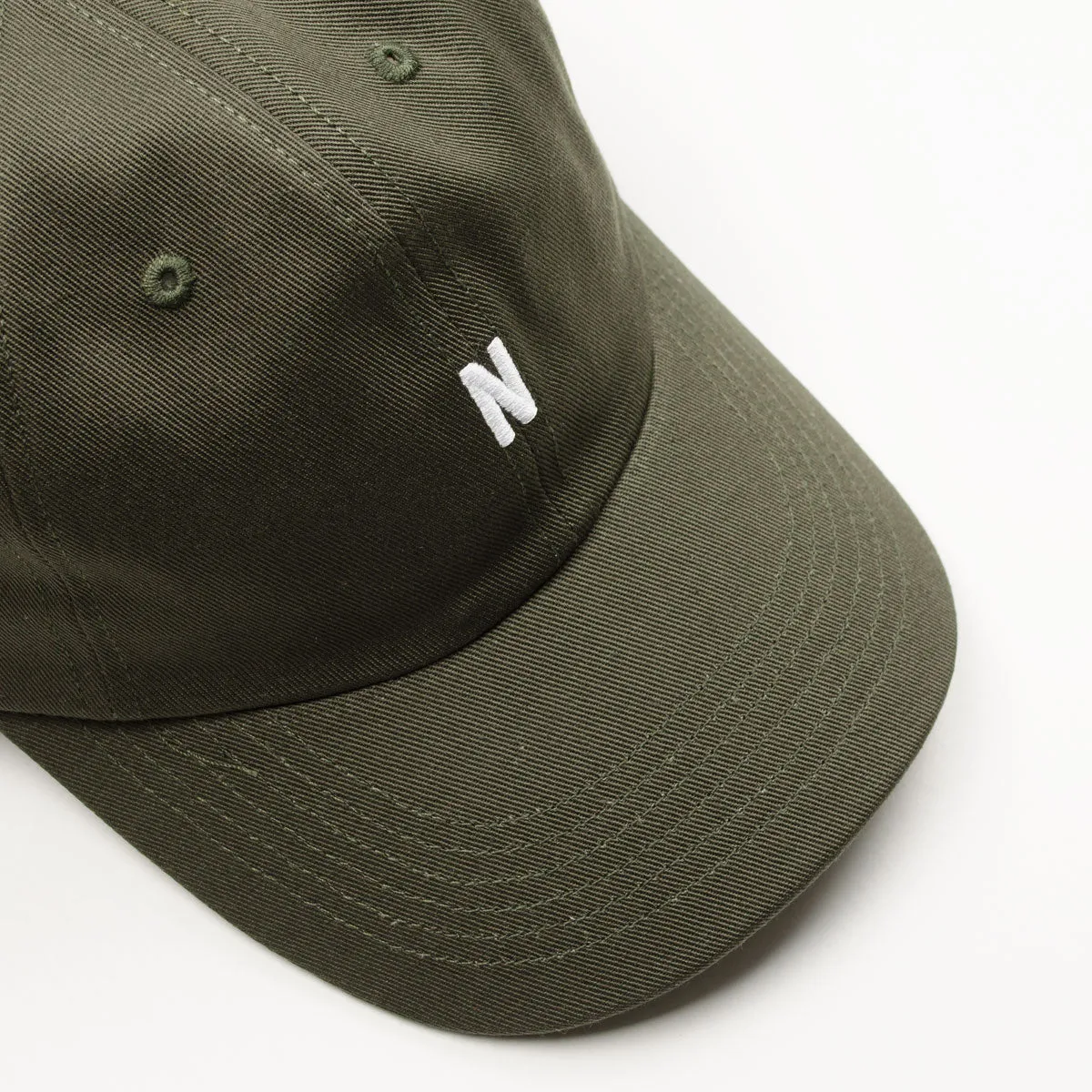 Norse Projects Green Twill Sports Cap