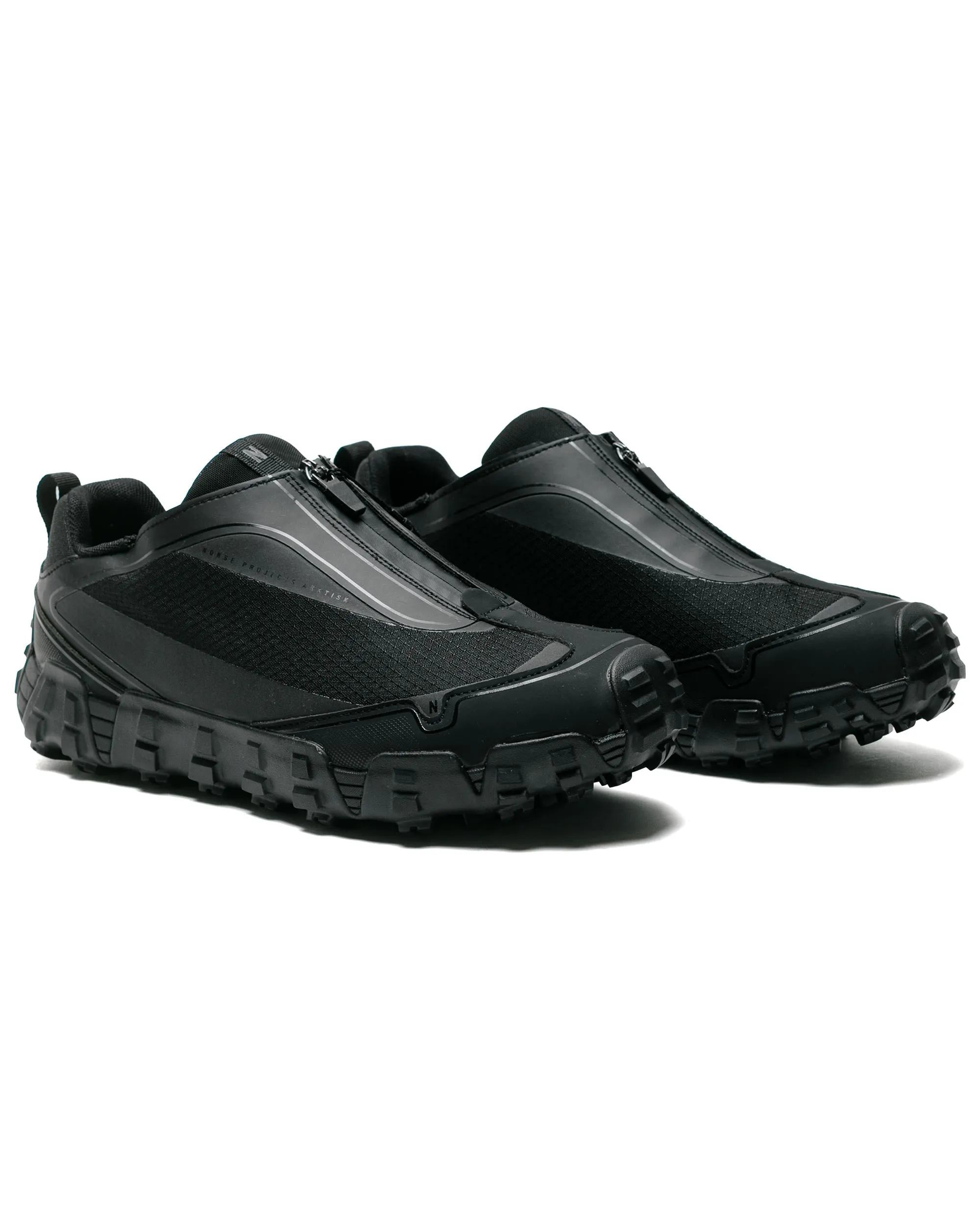 Norse Projects Black Zip-Up Running Shoes V04