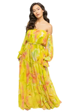 Elegant Off-The-Shoulder Maxi Dress Online