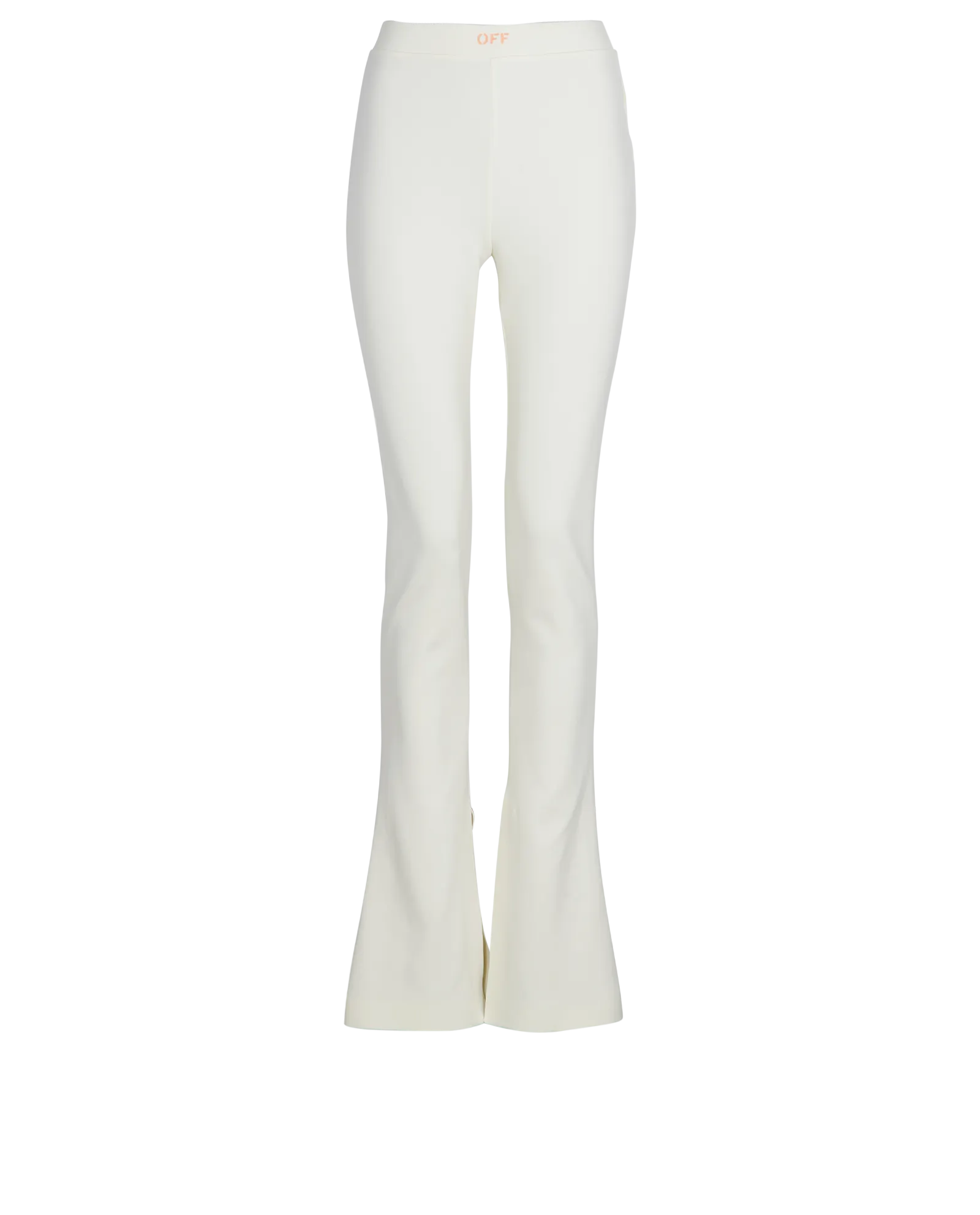 White Flare Leggings