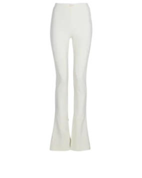 White Flare Leggings