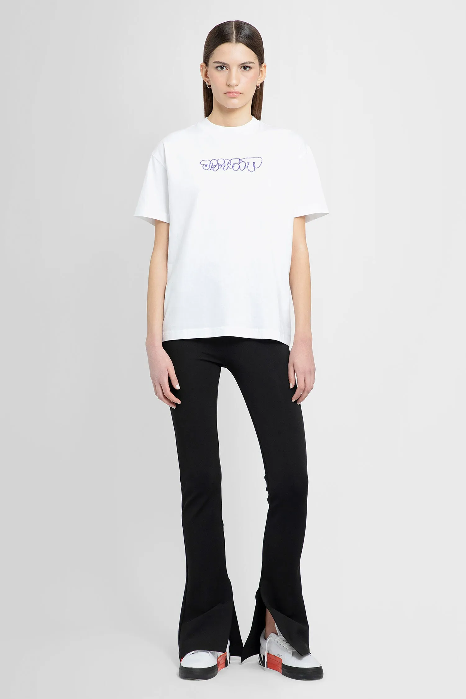 Off-White Split Crêpe Jersey Leggings