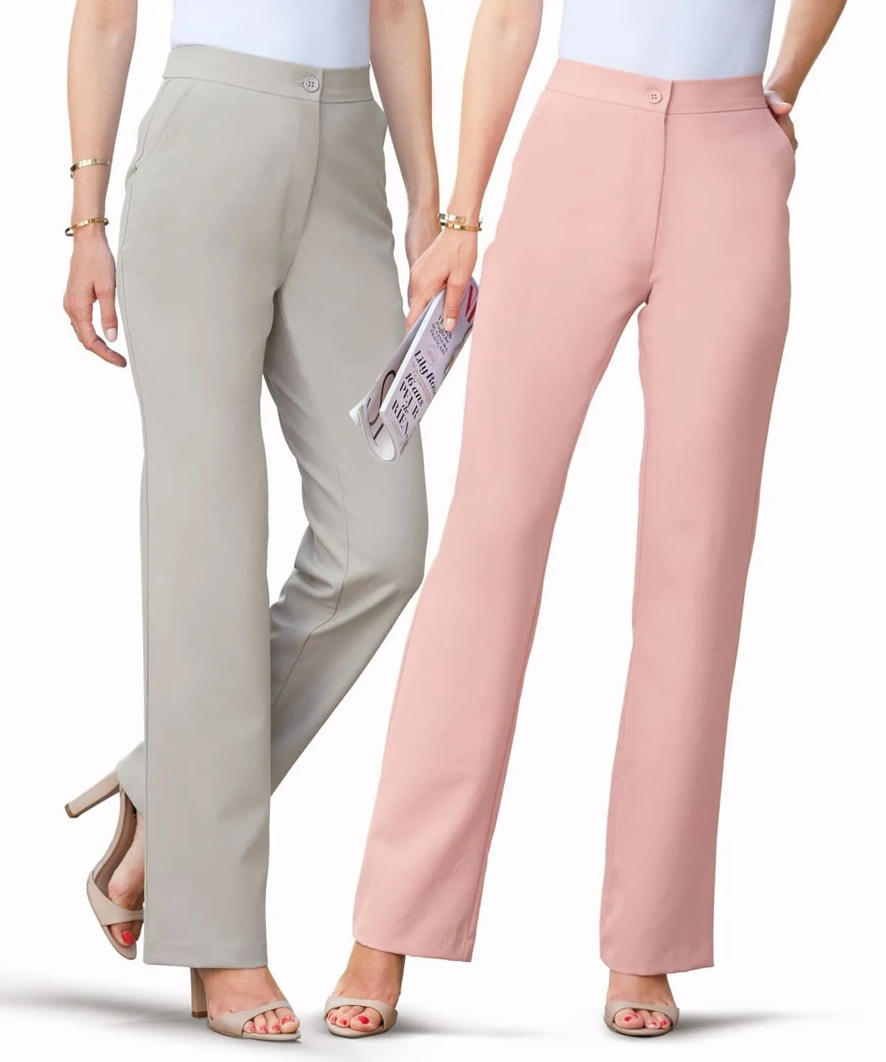 Pack of 2 Tailored Pants