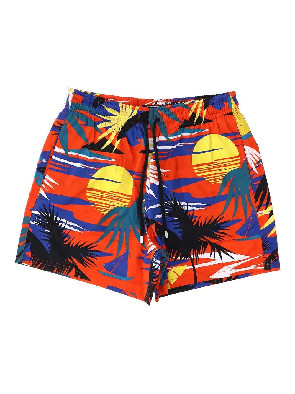 Palm Tree Print Swim Shorts