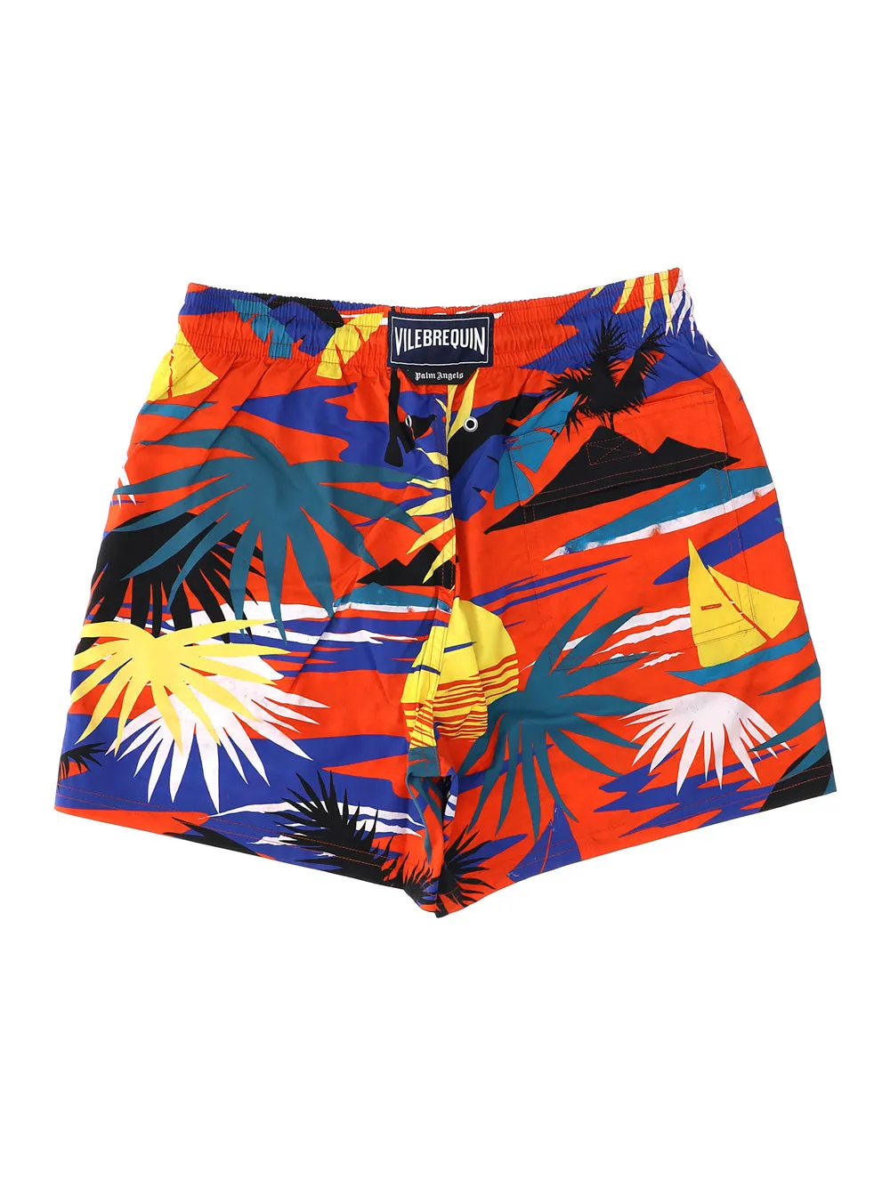 Palm Tree Print Swim Shorts