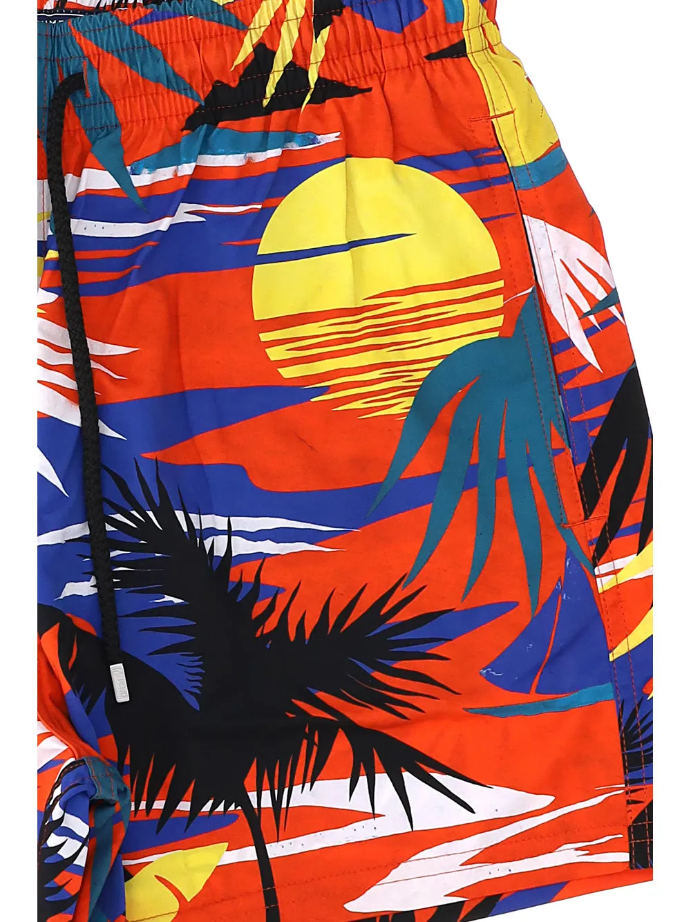 Palm Tree Print Swim Shorts