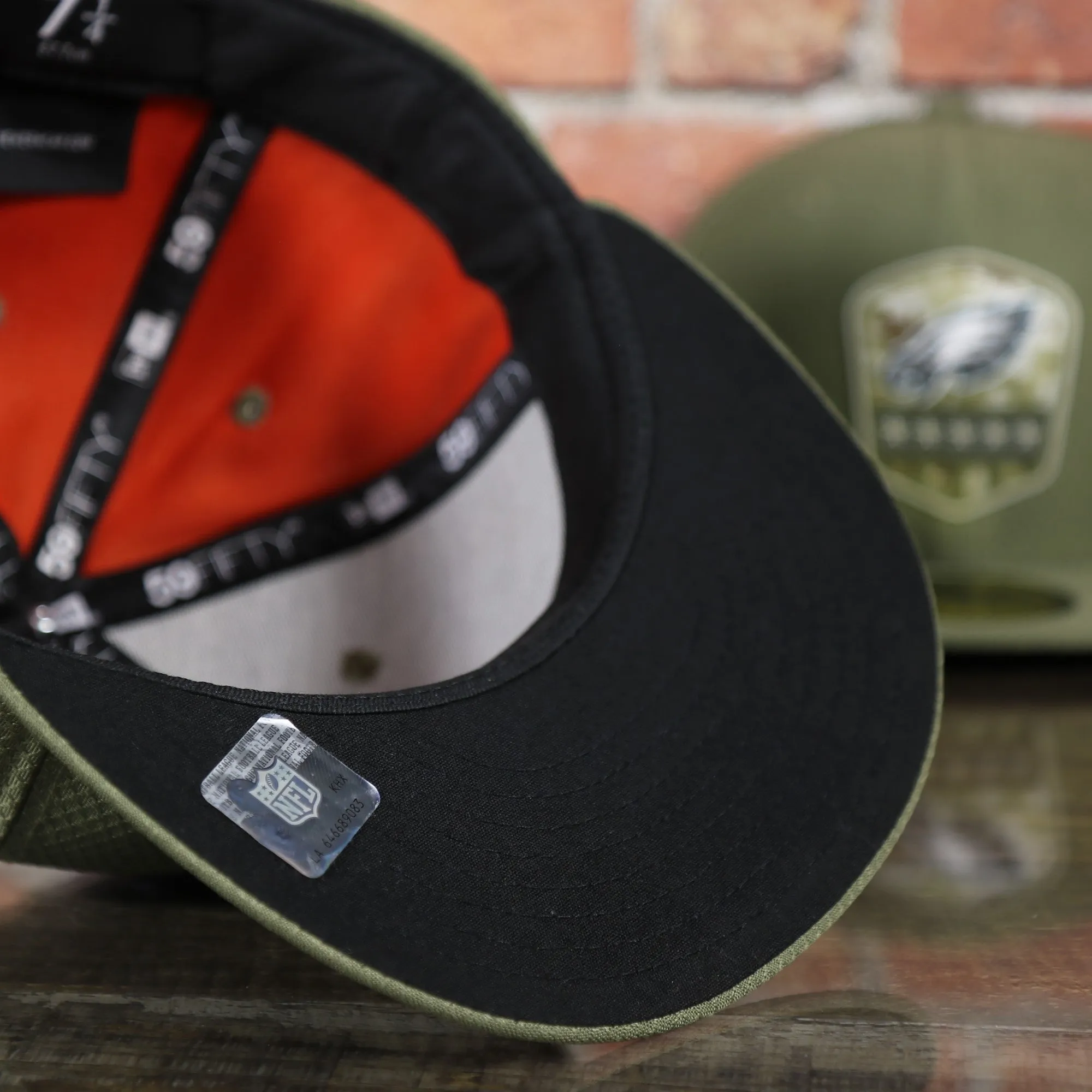 Philadelphia Eagles 2019 Salute To Service Fitted Hat