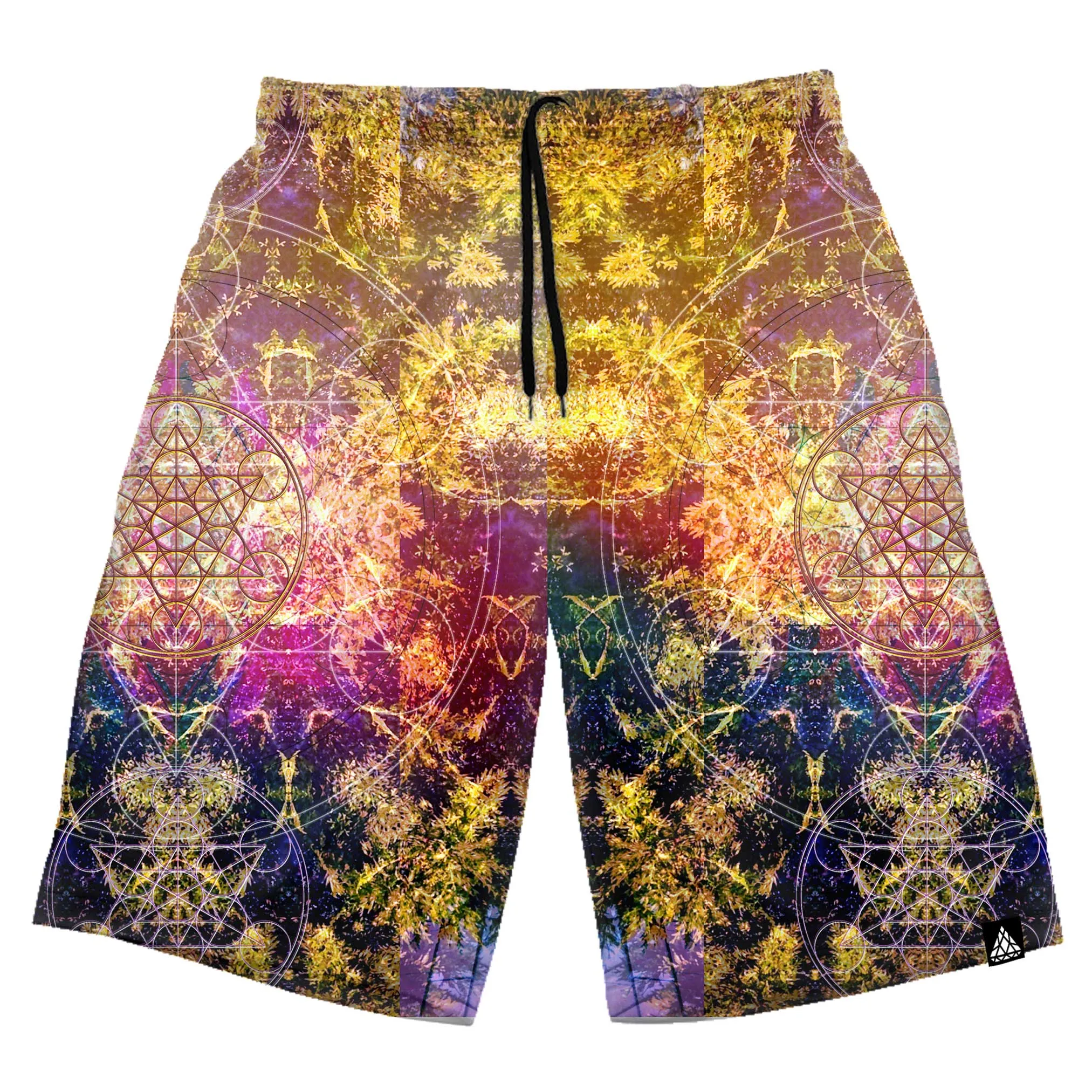 Pineal Metatron Shorts - Trendy Fashion for Women