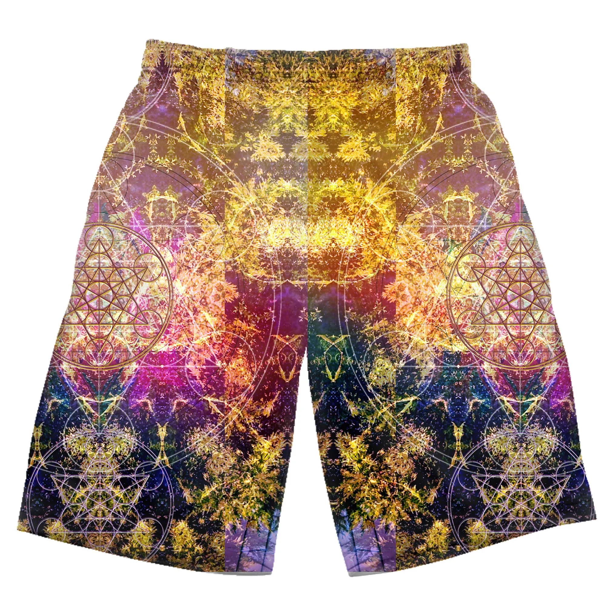 Pineal Metatron Shorts - Trendy Fashion for Women