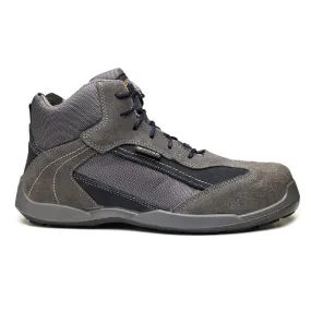 Portwest Base B0604 Soccer High Top Anti Static Puncture Resistant Metal Free Safety Shoes Grey