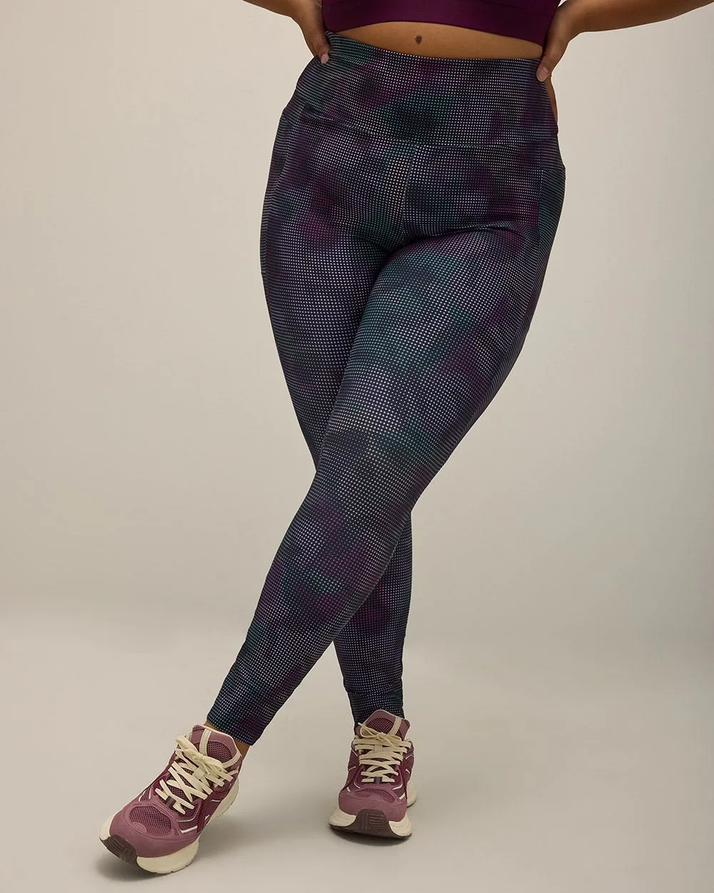 Active Zone Printed Leggings Pockets