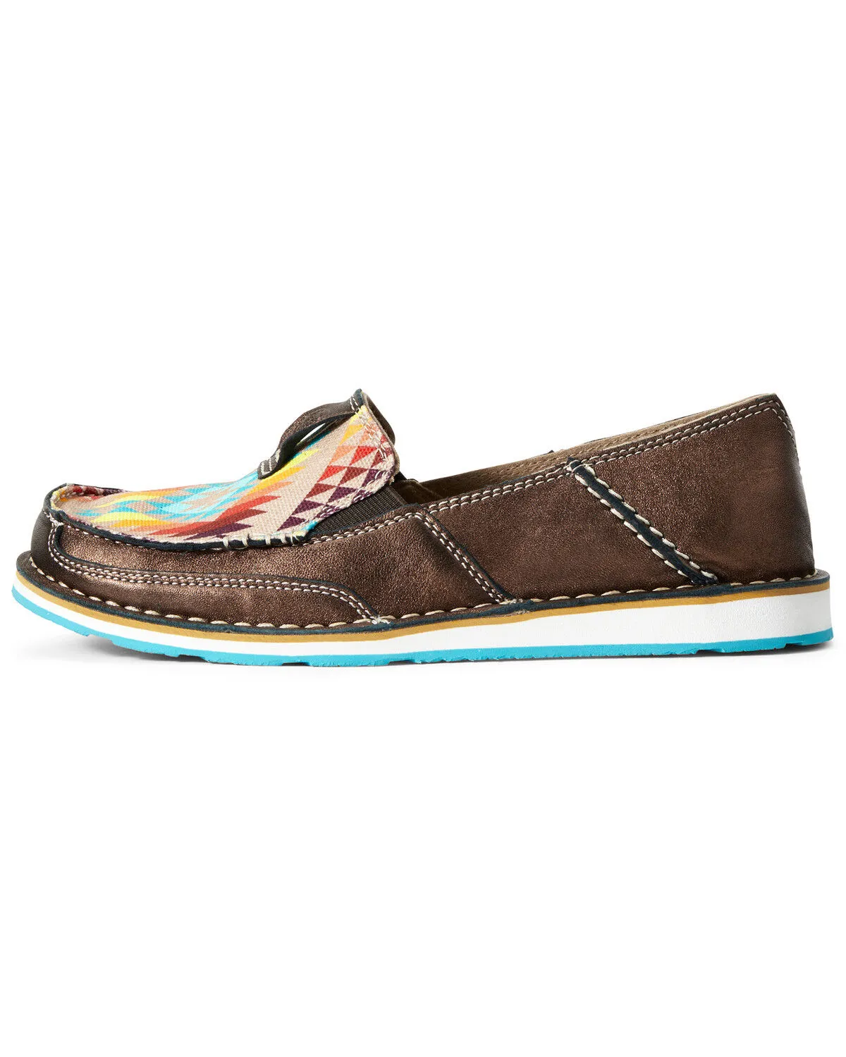 Ariat Women's Rainbow Southwestern Cruiser Shoes - Moc Toe