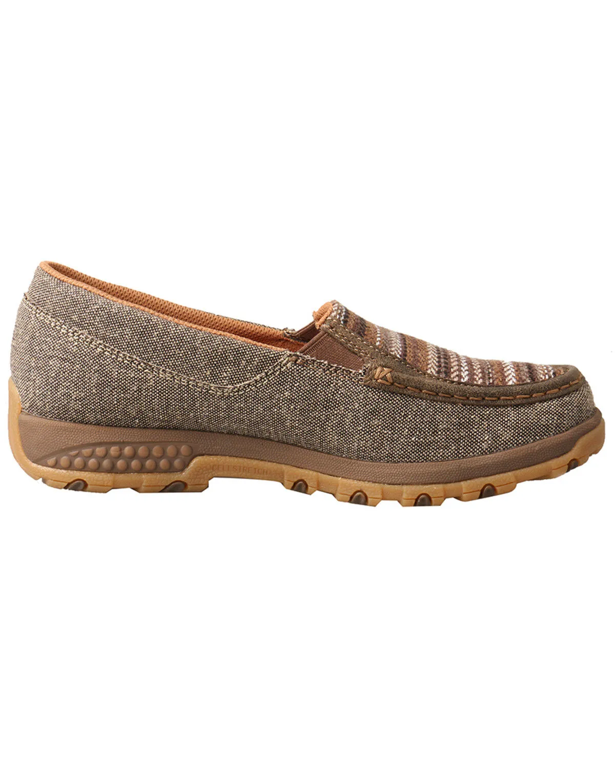 Twisted X Women's Slip-On CellStretch Driving Shoes - Moc Toe