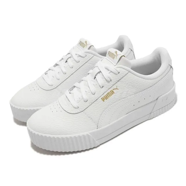 Puma Carina Lux White Gold Women's Lifestyle Shoes