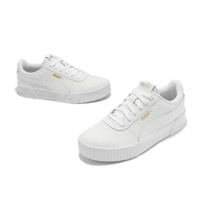 Puma Carina Lux White Gold Women's Lifestyle Shoes