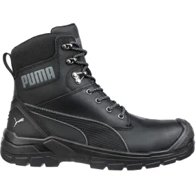 Puma Women's Black Work Boots with Zipper and Waterproof EH Protection