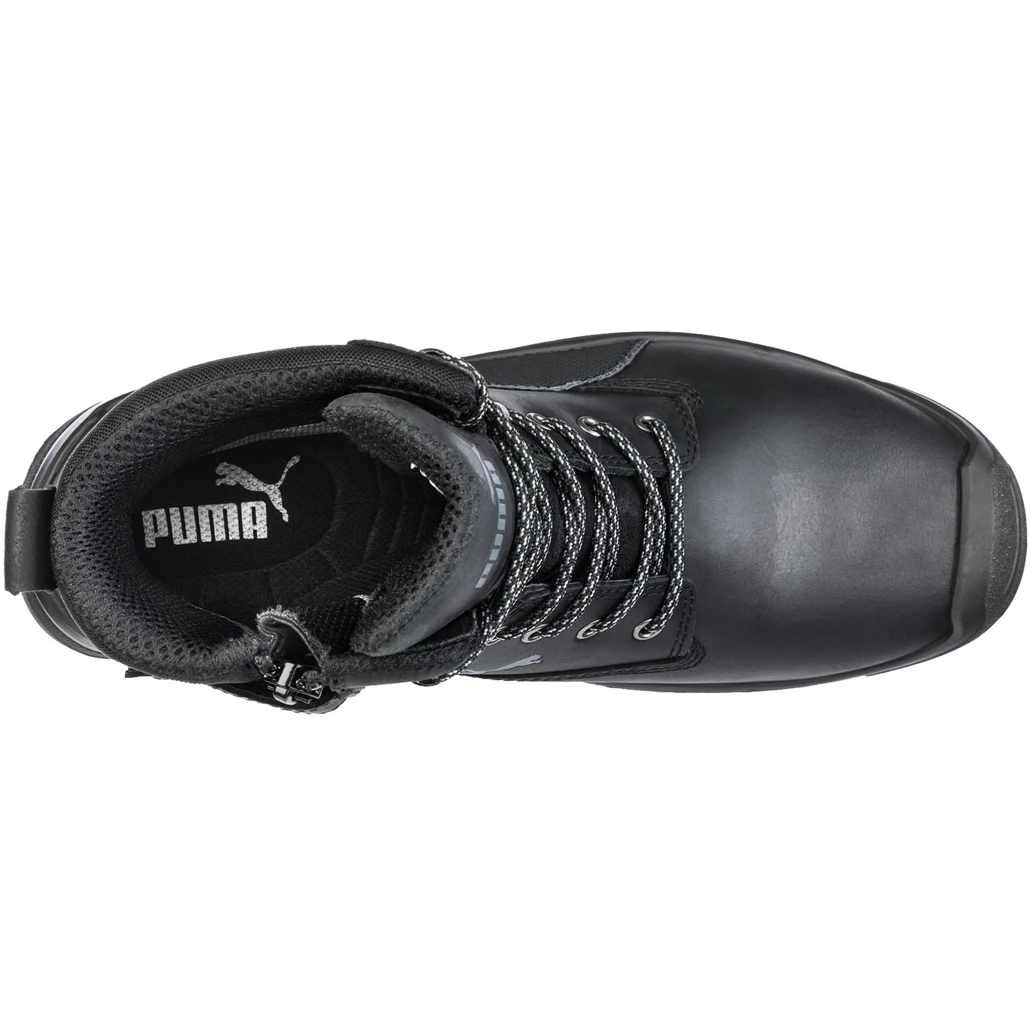 Puma Women's Black Work Boots with Zipper and Waterproof EH Protection