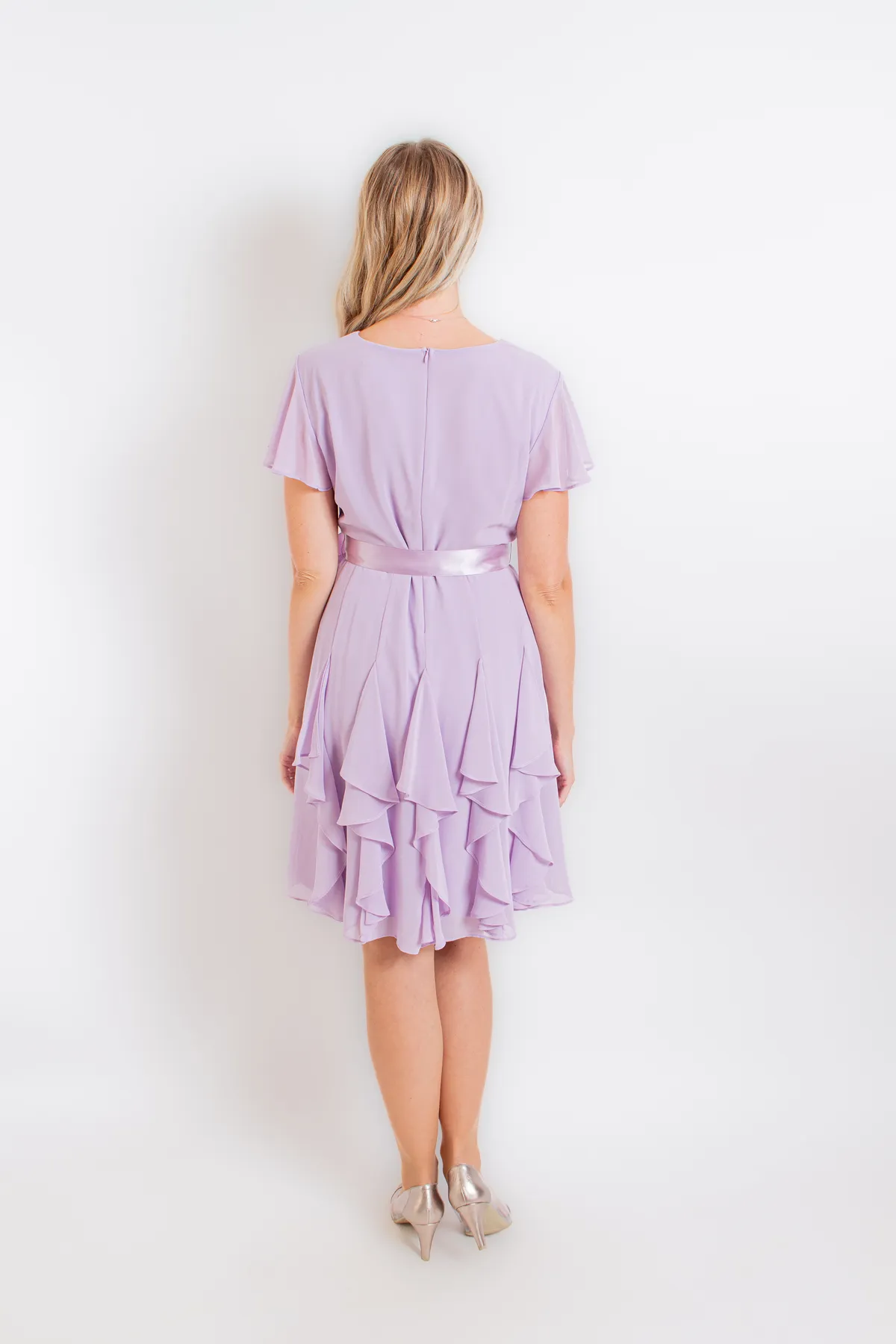 Purple Frill Dress