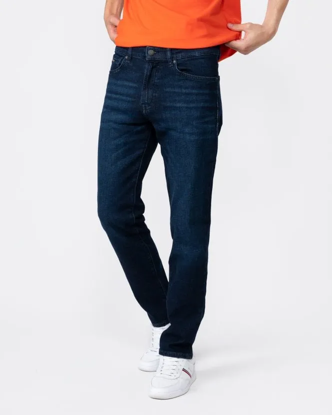Re.Maine Regular Fit Jeans in Dark Blue Comfort-Stretch Denim NOS