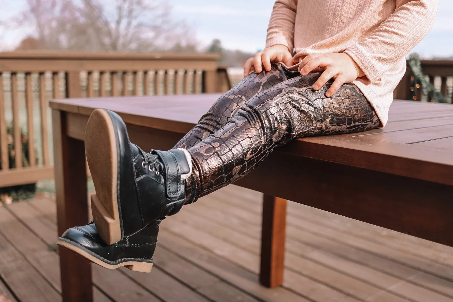 Reptile Print Leggings