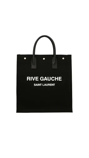 Rive Gauche North South Shopping Bag Black