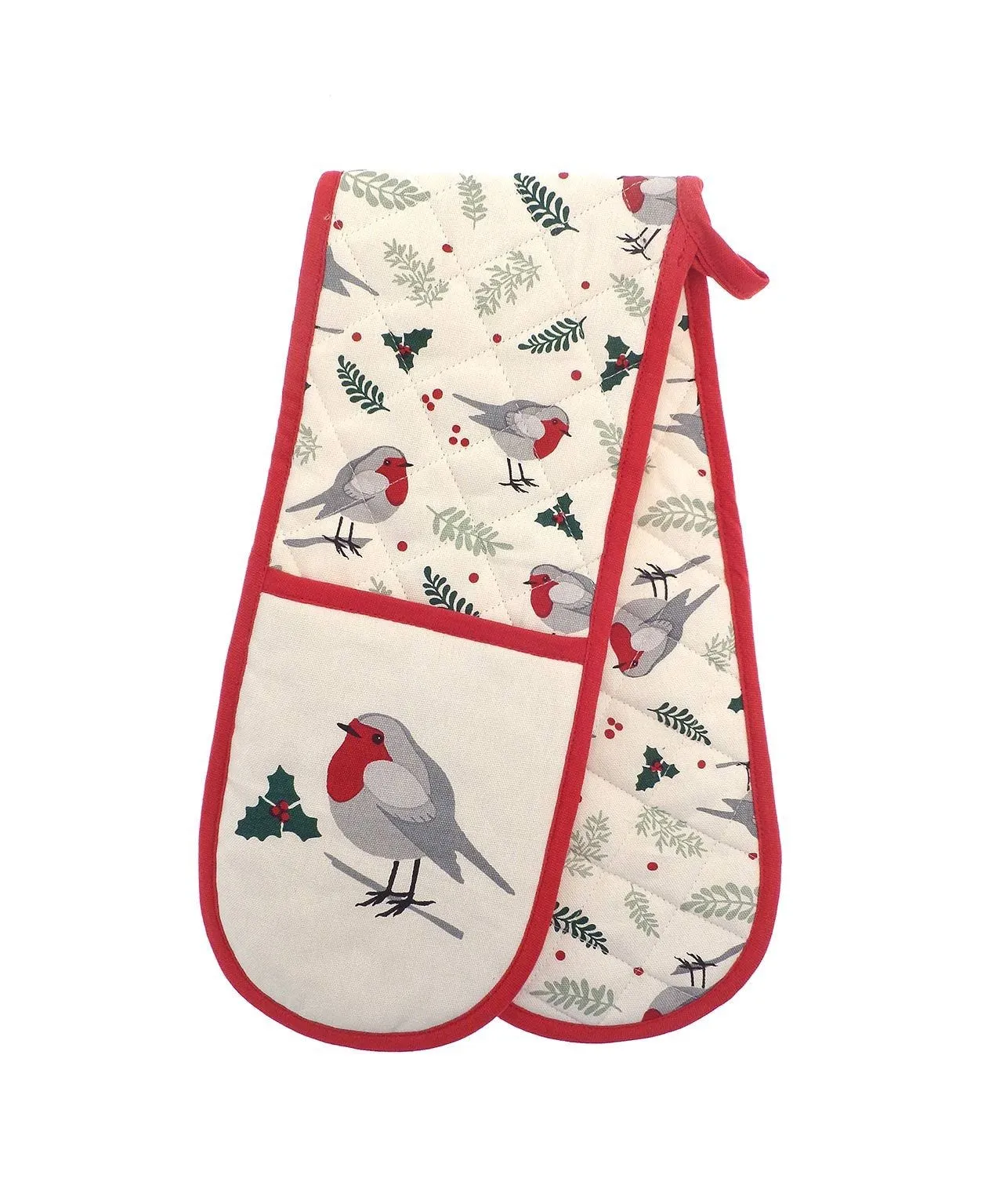 Robin Oven Glove & Tea Towel Set