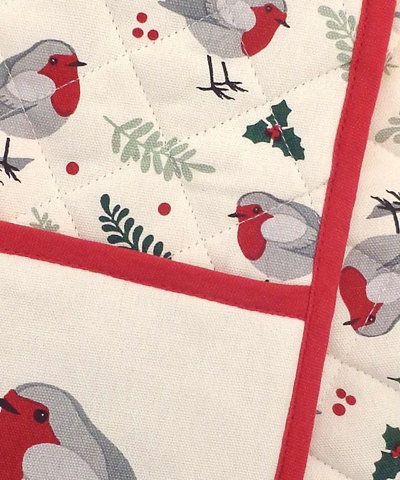 Robin Oven Glove & Tea Towel Set