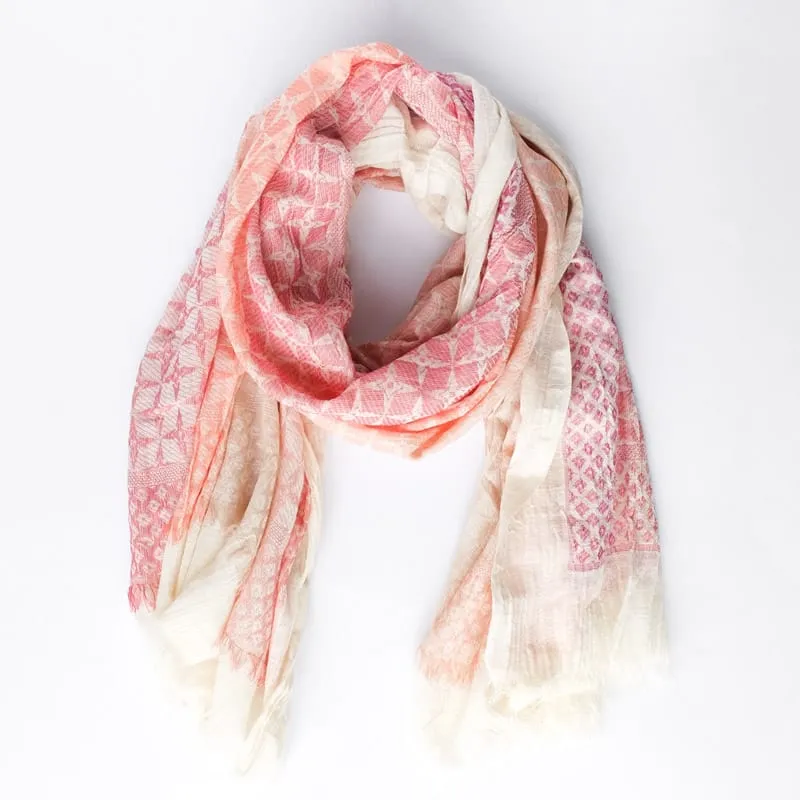 Rose Cotton Scarf by Rita