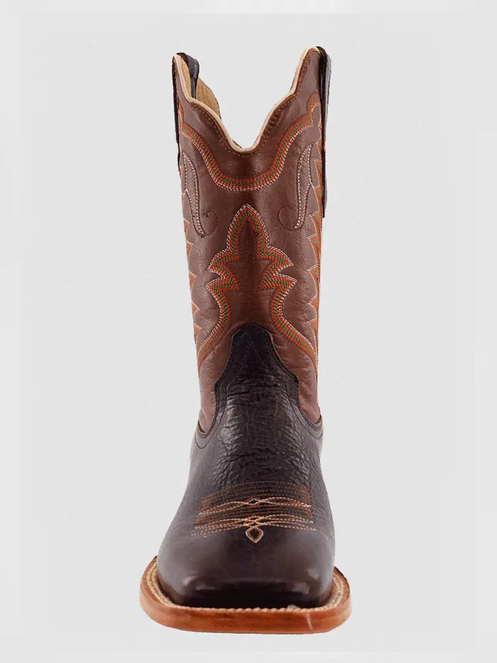 R.Watson Men's Western Boot Walnut