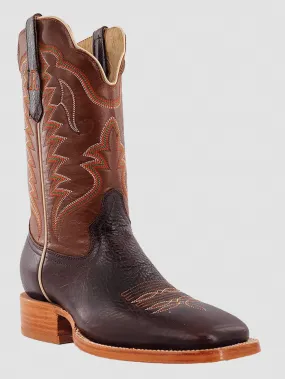 R.Watson Men's Western Boot Walnut