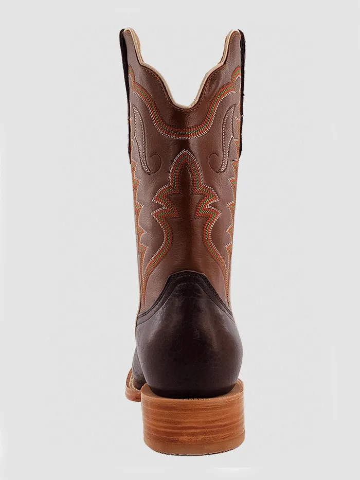 R.Watson Men's Western Boot Walnut