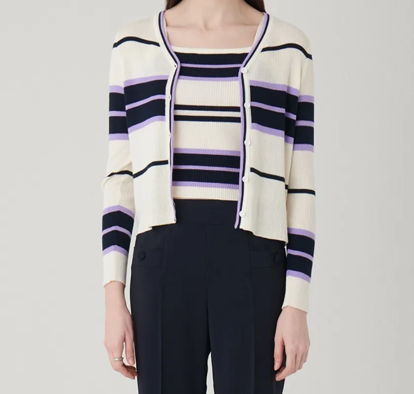 Satin Striped Casual Wool Nylon Long Sleeve Street Style