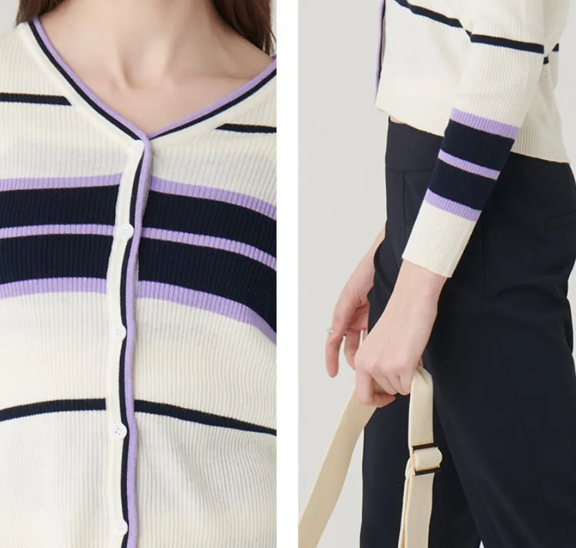 Satin Striped Casual Wool Nylon Long Sleeve Street Style