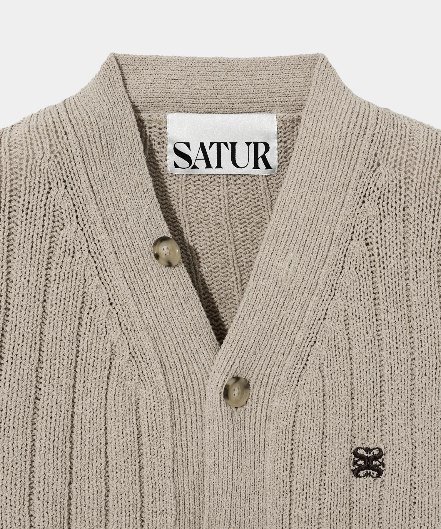 Unisex Street Style Cotton Logo Cardigans by SATUR