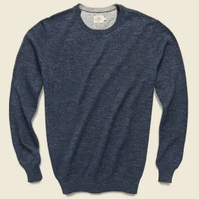 Navy Heather Sconset Crew Sweater