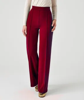 Comfort Fit Wide-Leg Trousers with Secret Stretch