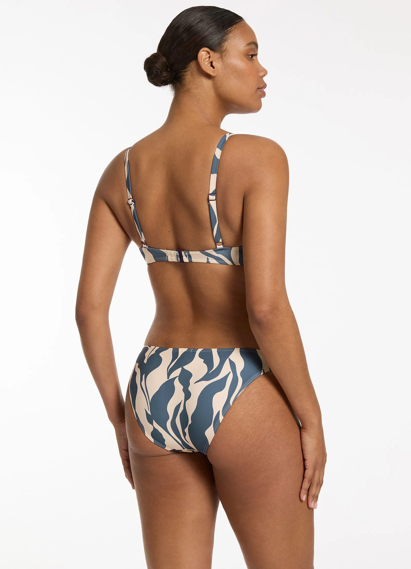 Sereno Hipster Bikini Bottom Steel Blue