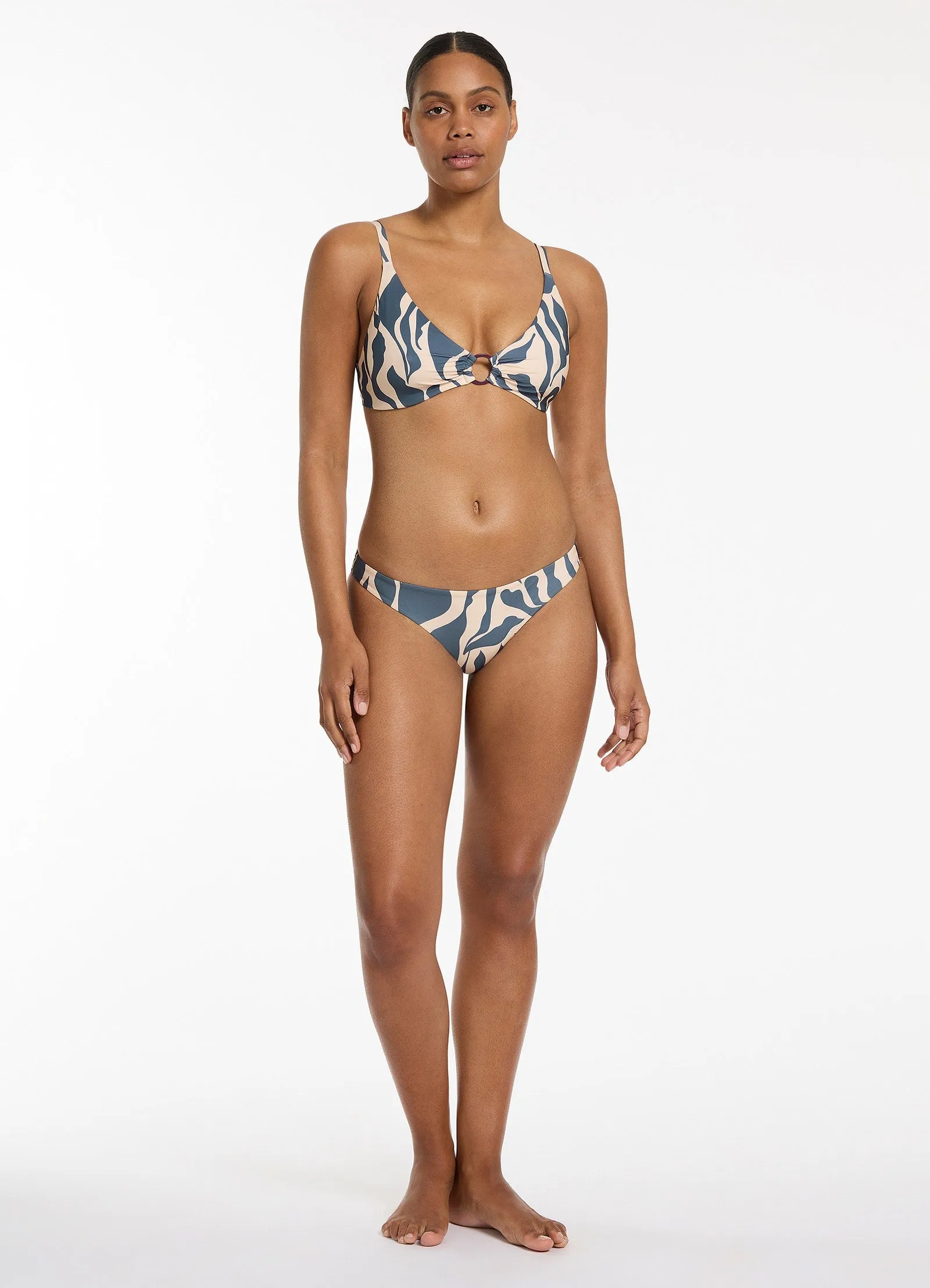 Sereno Hipster Bikini Bottom Steel Blue