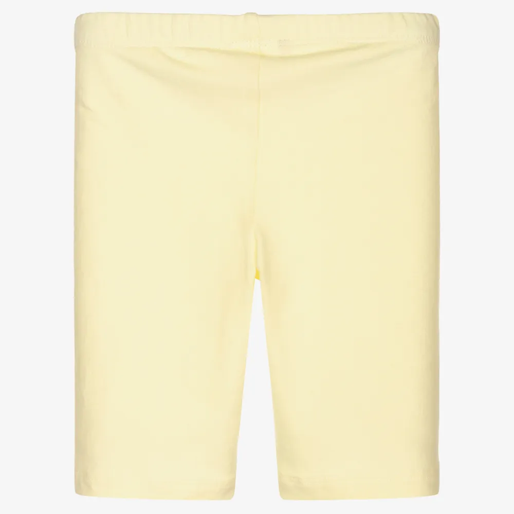 Short Yellow Leggings for Girls