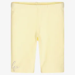 Short Yellow Leggings for Girls