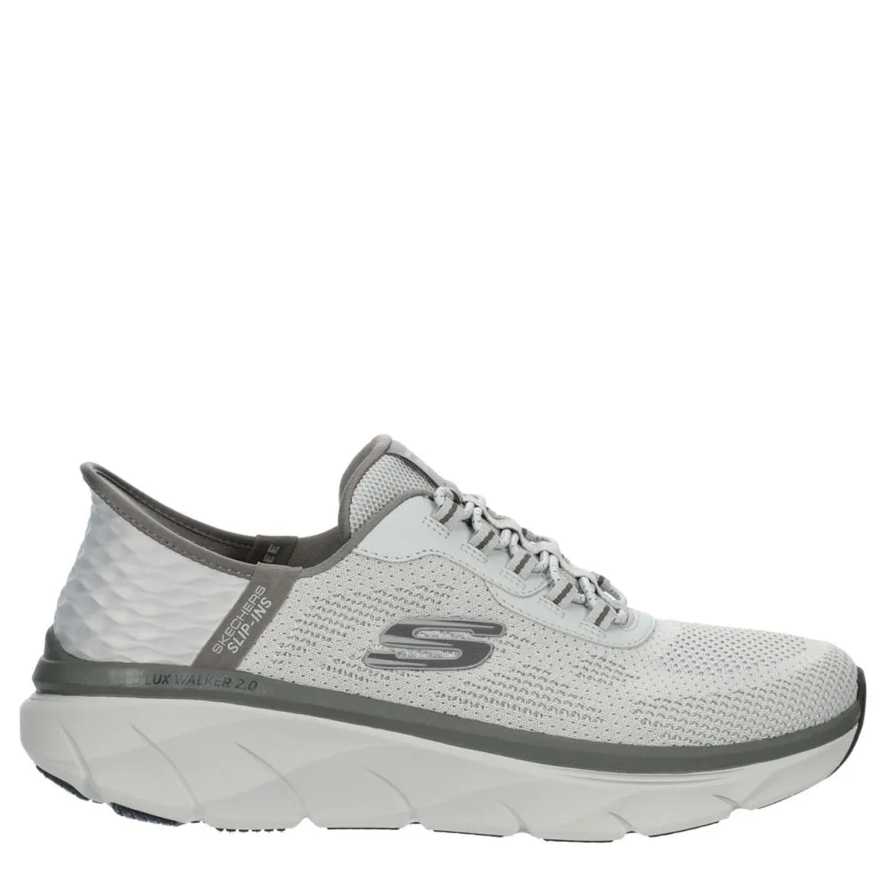 SKECHERS Men's Slip-On Sneakers with D'LUX WALKER Technology