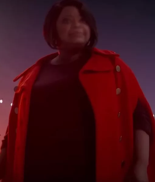 Spirited: Octavia Spencer Red Coat