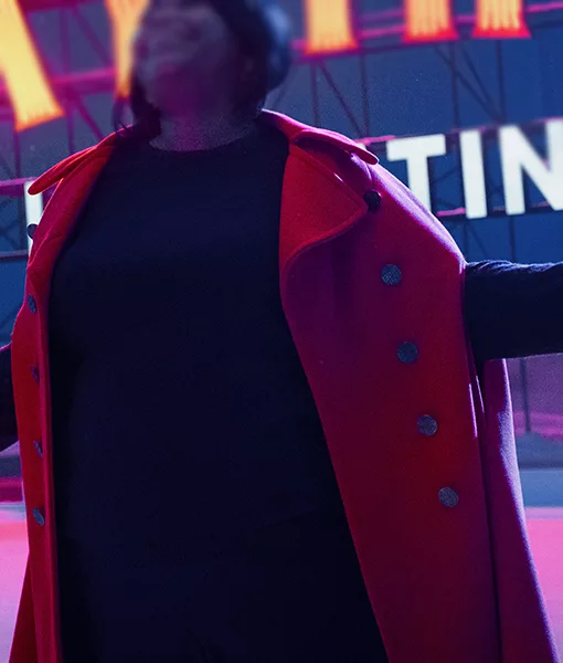 Spirited: Octavia Spencer Red Coat