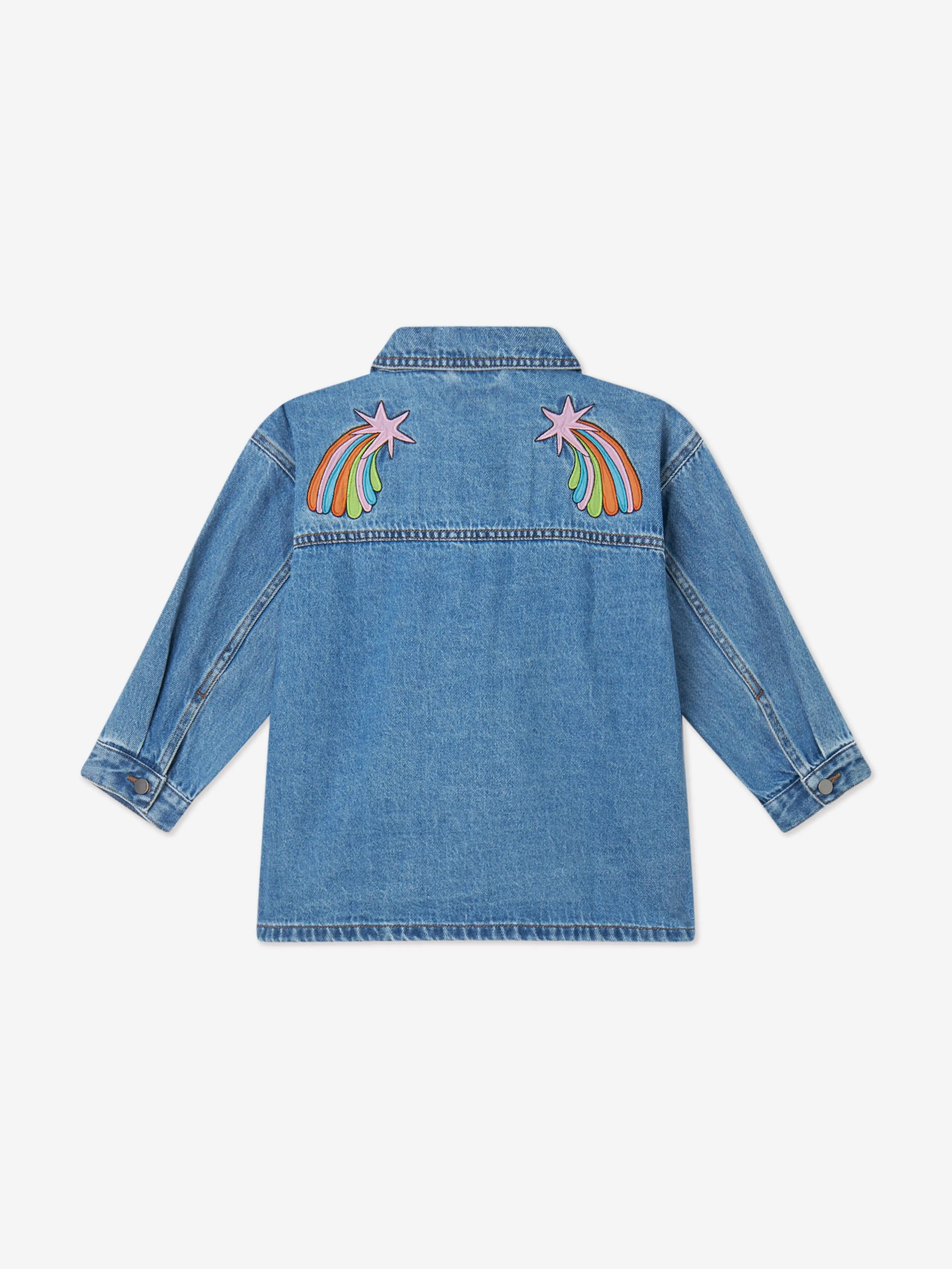 Blue Girls Denim Jacket by Stella McCartney