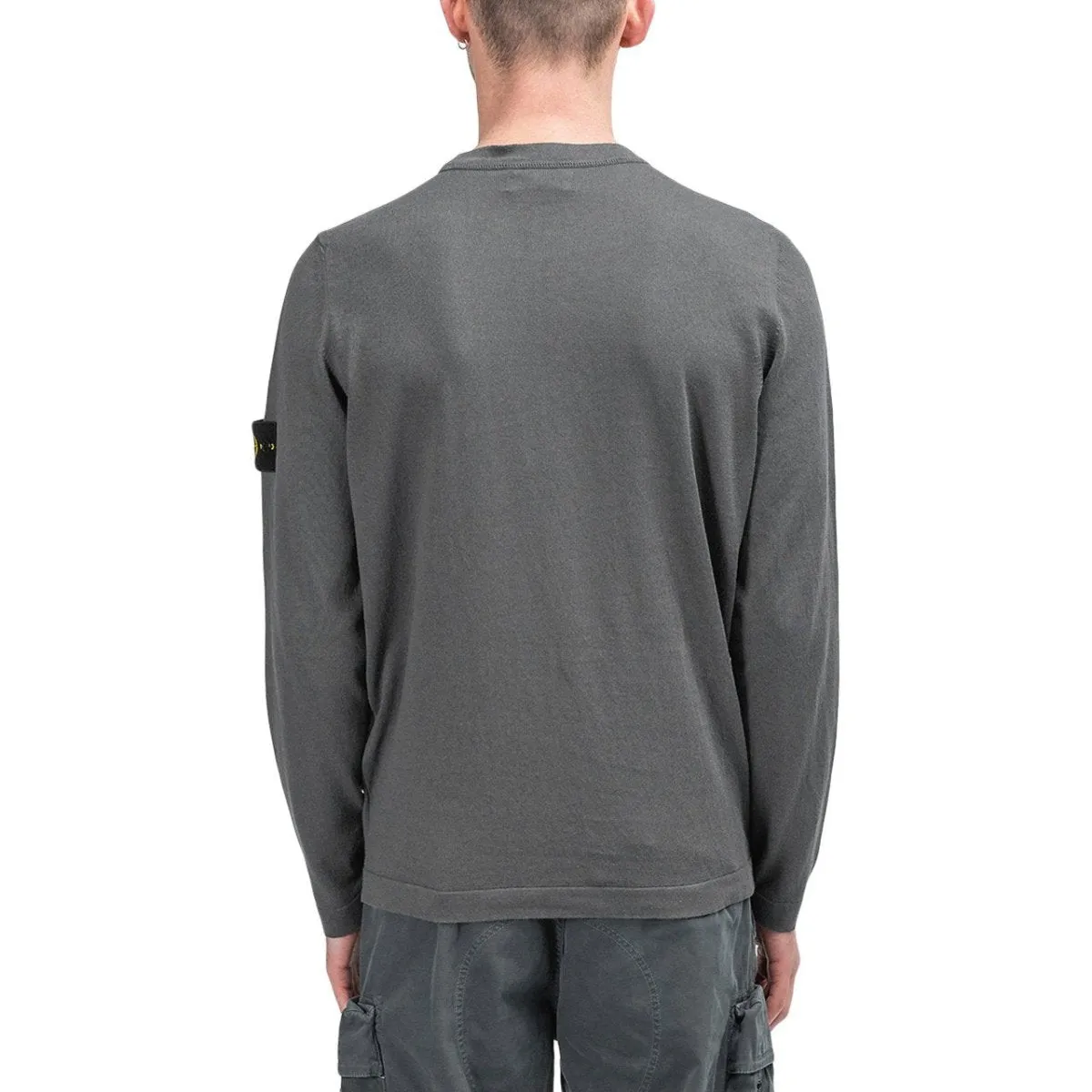 Stone Island Anthracite Knit Sweater