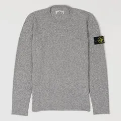 Stone Island Crew Neck Knitted Sweatshirt Pullover