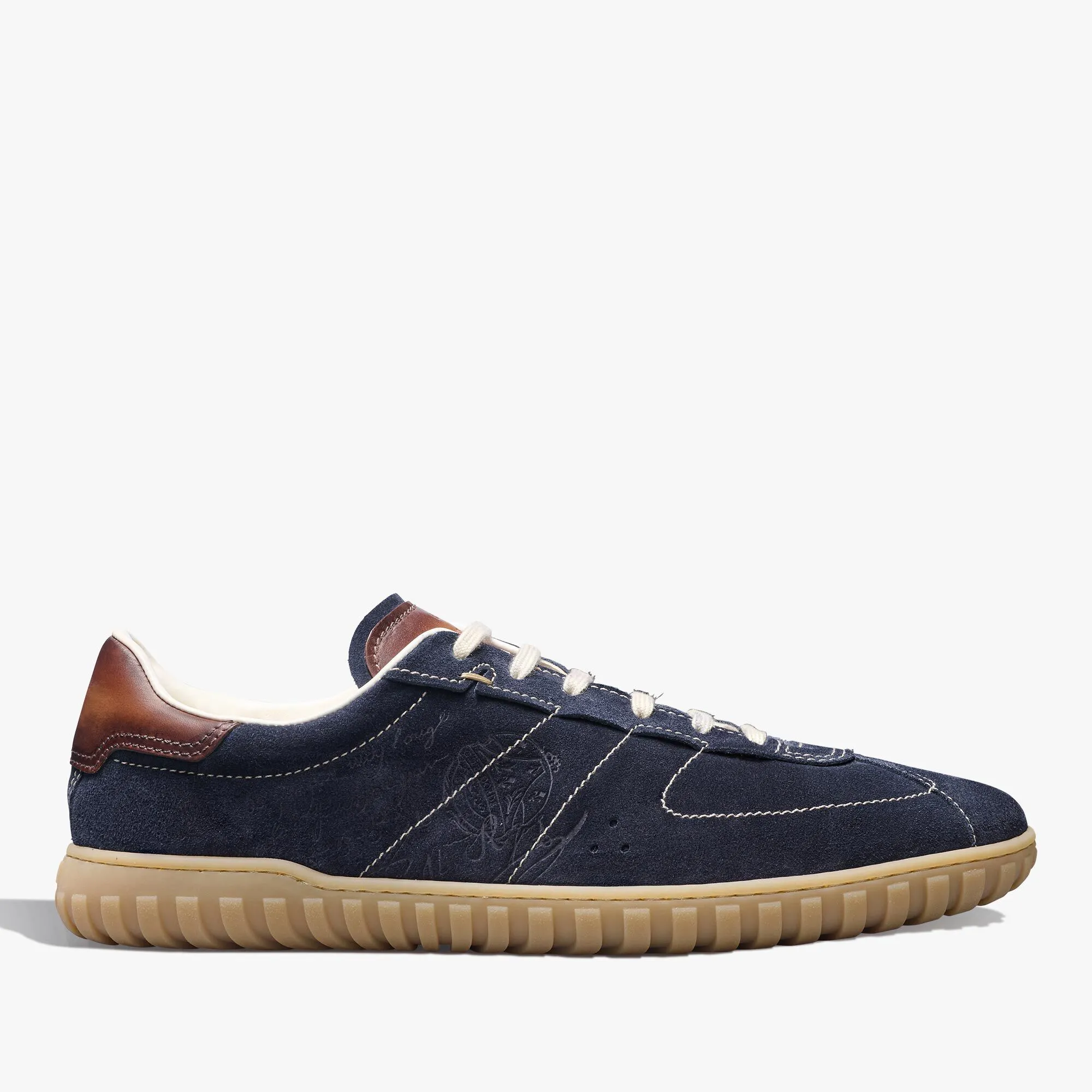 Suede Calf Sneaker Trainer