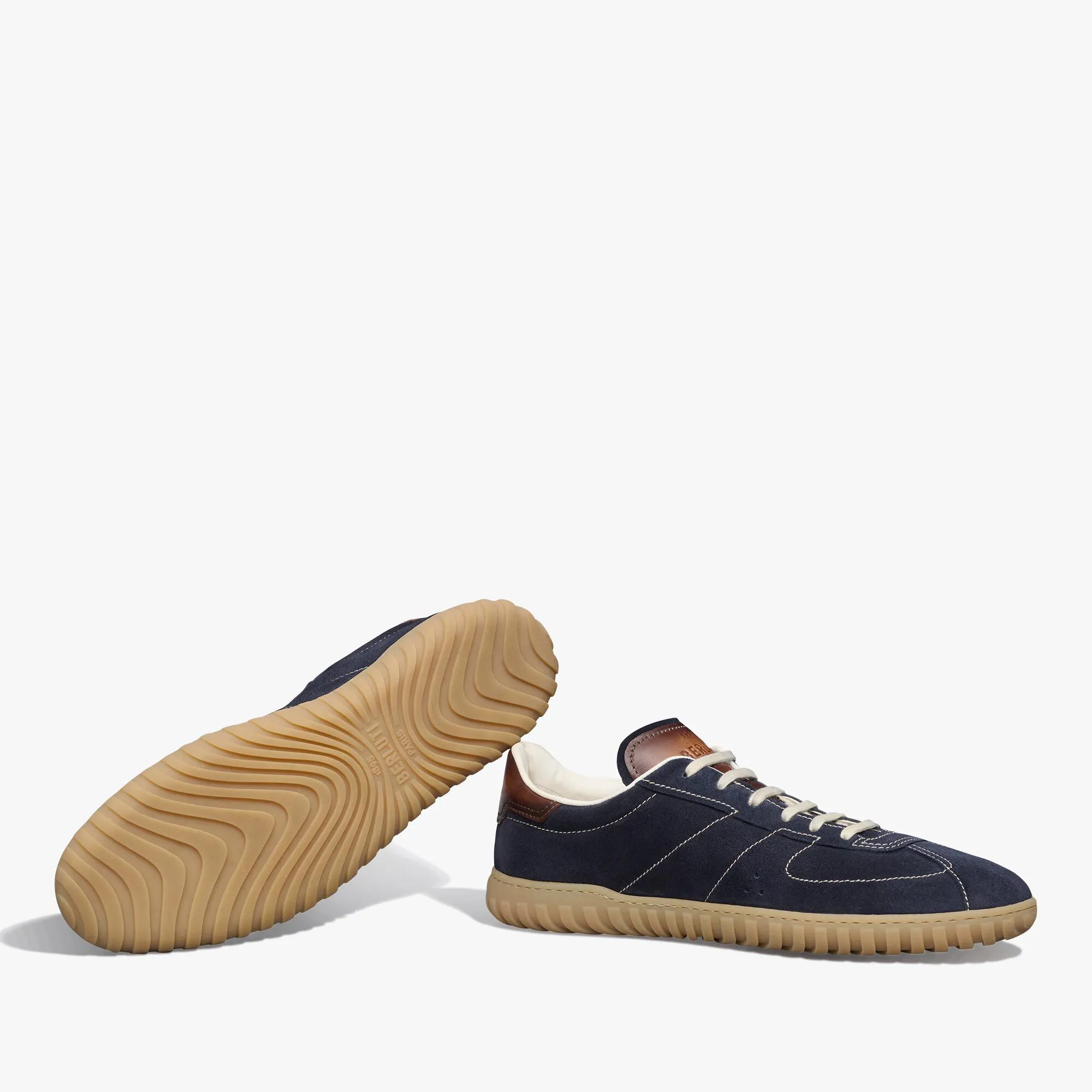 Suede Calf Sneaker Trainer