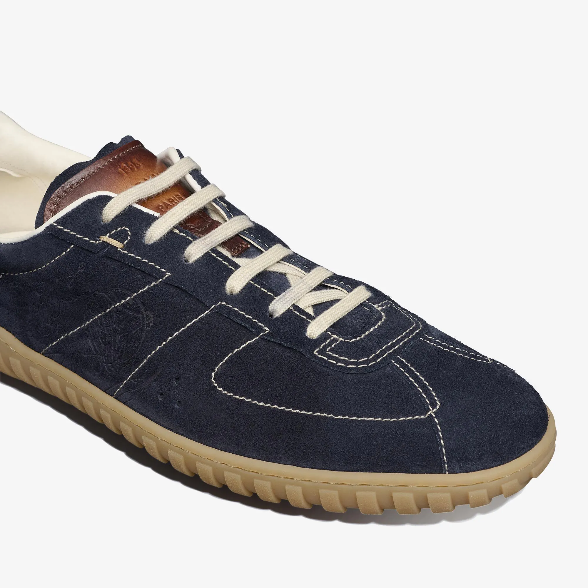 Suede Calf Sneaker Trainer